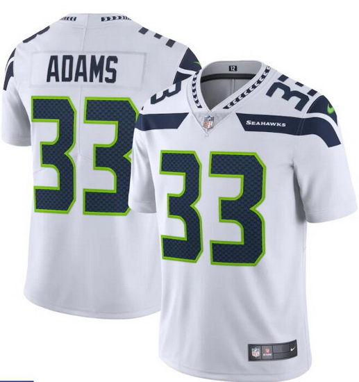 Men Seattle Seahawks Jamal Adams #33 White Vapor Limited NFL Jersey