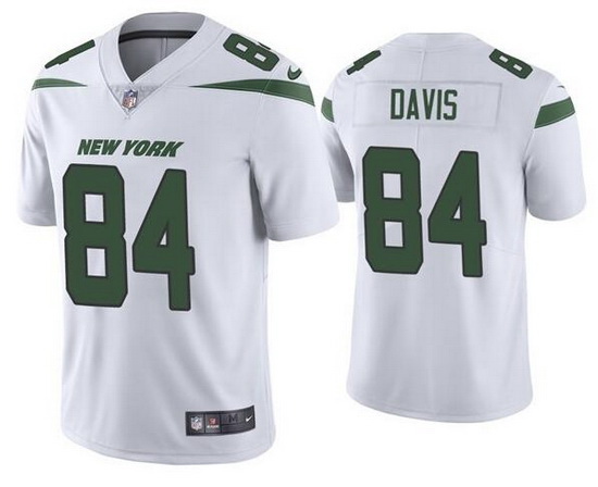 Youth New York Jets 84 Corey Davis White Vapor Untouchable Limited Jersey