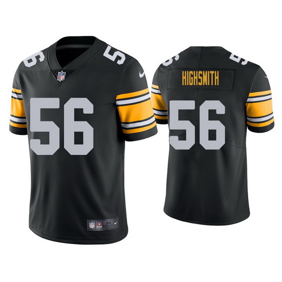 Youth Pittsburgh Steelers #56 Alex Highsmith Black Vapor Untouch