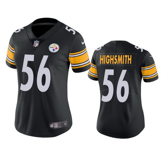 Women Pittsburgh Steelers #56 Alex Highsmith Black Vapor Untouch
