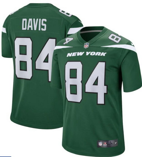 Men New York Jets Corey Davis #84 Green Vapor Limited Stitched Football Jersey