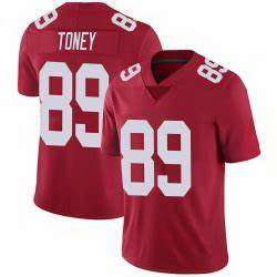 Youth Nike New York Giants 89 Kadarius Toney Red Vapor Untouchable Limited Jersey