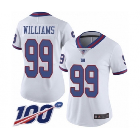 Women Nike New York Giants 99 Leonard Williams Rush NFL Sitched 