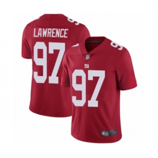 Men New York Giants #97 Dexter Lawrence Red Alternate Vapor Unto