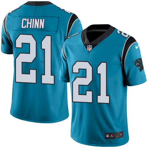Youth Nike Carolina Panthers 21 Jeremy Chinn Blue Alternate Stit