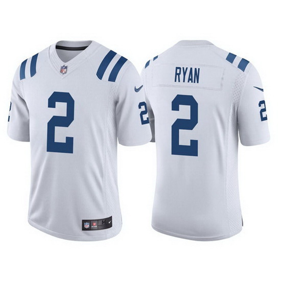 Men Indianapolis Colts 2 Matt Ryan White Vapor Untouchable Limited Stitched Football jersey