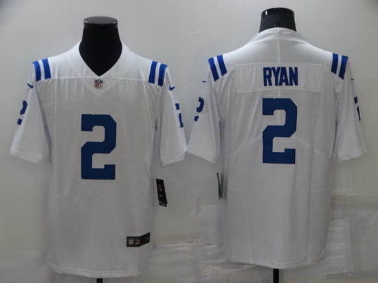 Men Indianapolis Colts 2 Matt Ryan White Vapor Untouchable Limited Stitched jersey