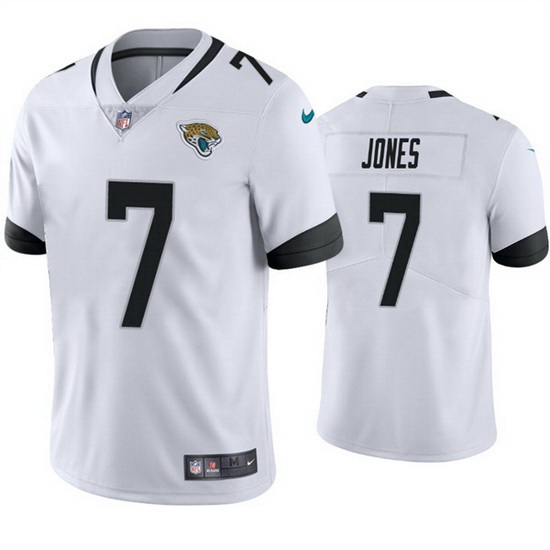 Men Jacksonville Jaguars 7 Zay Jones White Vapor Untouchable Lim