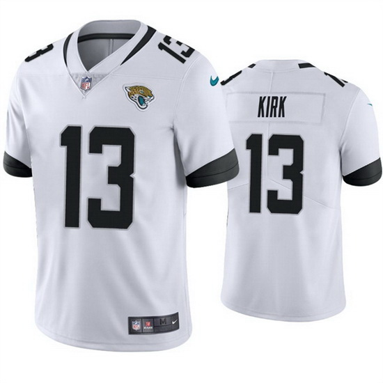 Men Jacksonville Jaguars 13 Christian Kirk White Vapor Untouchable Limited Stitched jersey