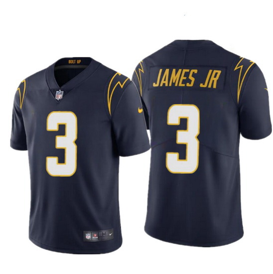 Men Los Angeles Chargers 3 Derwin James Jr  Navy Vapor Untouchable Limited Stitched jersey