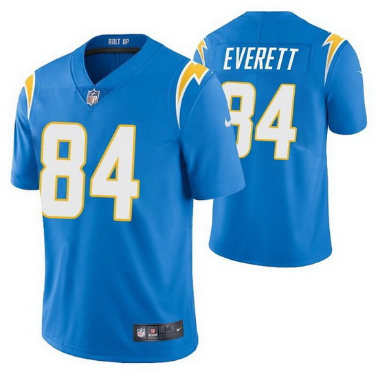 Men Los Angeles Chargers 84 Gerald Everett Blue Vapor Untouchabl