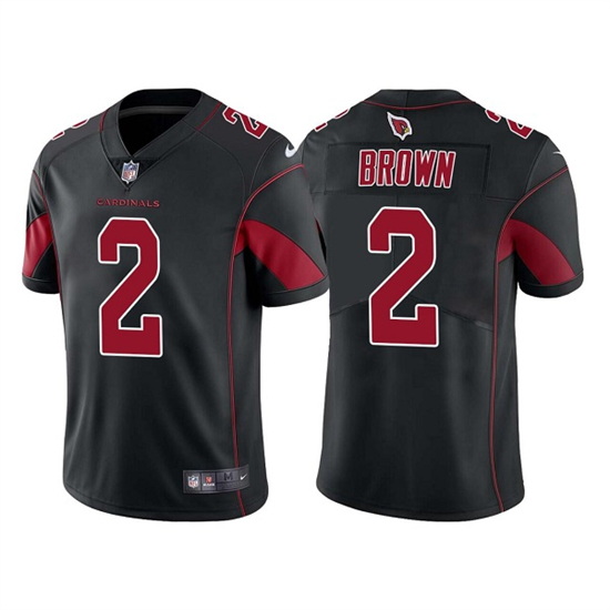 Men Arizona Cardinals 2 Marquise Brown Black Color Rush Limited Stitched Jersey