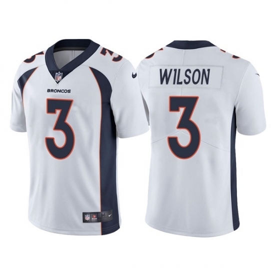 Youth Denver Broncos 3 Russell Wilson White Vapor Untouchable Limited Stitched Jersey