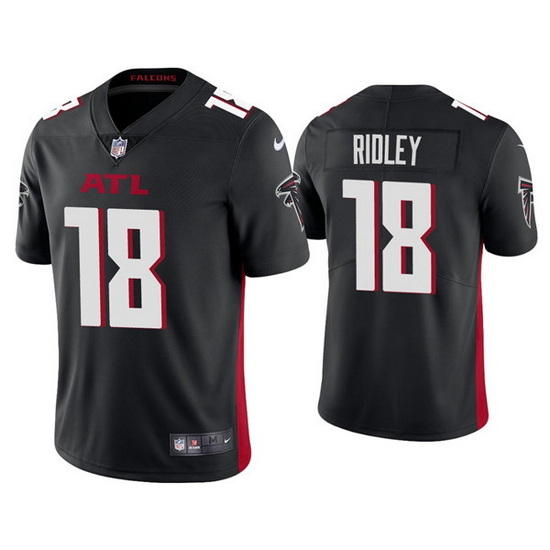 Youth Atlanta Falcons 18 Calvin Ridley Black Vapor Untouchable Limited Stitched Jersey