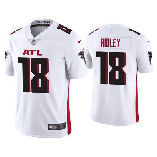 Youth Atlanta Falcons 18 Calvin Ridley White Vapor Untouchable Limited Stitched Jersey