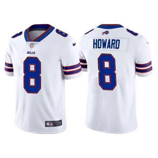 Youth Buffalo Bills 8 O J  Howard White Vapor Untouchable Limited Stitched Jersey 778