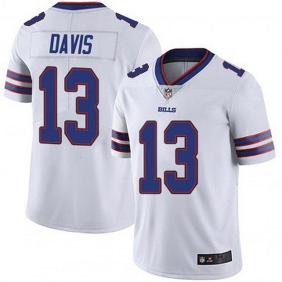 Youth Buffalo Bills 13 Gabriel Davis White Vapor Untouchable Limited Stitched Jersey