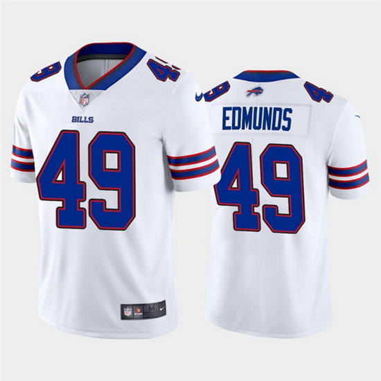 Youth Buffalo Bills 49 Tremaine Edmunds White Vapor Untouchable Limited Stitched Jersey