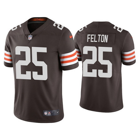 Youth Cleveland Browns 25 Demetric Felton Brown Vapor Untouchable Limited Stitched Jersey