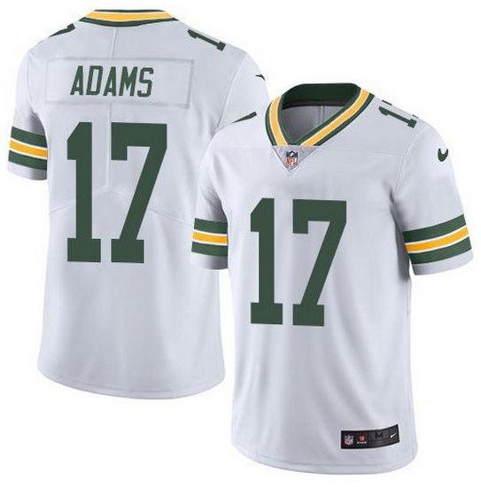 Youth Green Bay Packers 17 Davante Adams White Vapor Untouchable Stitched Jersey