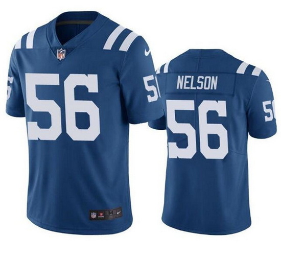 Youth Indianapolis Colts 56 Quenton Nelson Blue Vapor Untouchable Limited Stitched Football Jersey