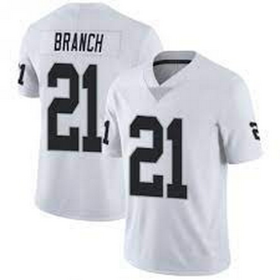 Youth Las Vegas Raiders 21 Cliff Branch White vapor Limited Jers