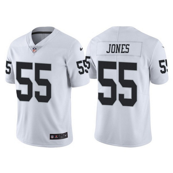 Youth Las Vegas Raiders 55 Chandler Jones White Vapor Untouchable Limited Stitched NFL Jersey