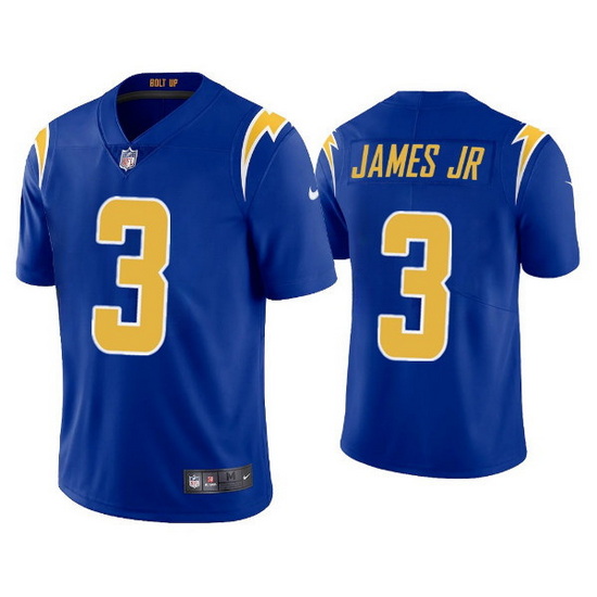 Youth Los Angeles Chargers 3 Derwin James Jr  Royal Vapor Untouchable Limited Stitched Jersey