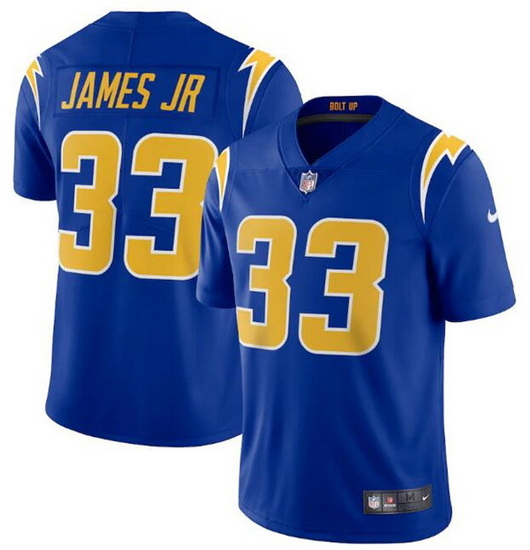 Youth Los Angeles Chargers 33 Derwin James JR Royal Vapor Untouchable Limited Stitched Jersey