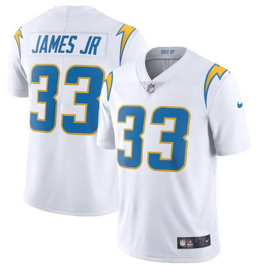 Youth Los Angeles Chargers 33 Derwin James JR White Vapor Untouchable Limited Stitched Jersey