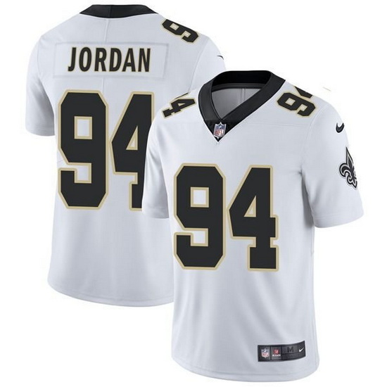 Youth New Orleans Saints 94 Cameron Jordan White Vapor Untouchable Limited Stitched Jersey