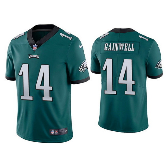 Youth Philadelphia Eagles 14 Kenneth Gainwell Green Vapor Untouchable Limited Stitched Football Jers