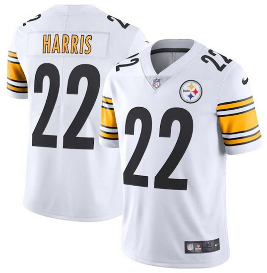 Youth Pittsburgh Steelers 22 Najee Harris White Vapor Untouchable Limited Stitched Jersey