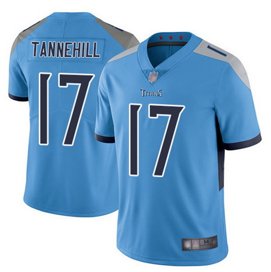 Youth Tennessee Titans 17 Ryan Tannehill Light Blue Vapor Untouchable Limited Stitched Jersey