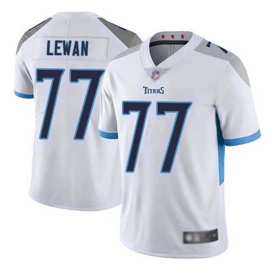 Youth Tennessee Titans 77 Taylor Lewan White Vapor Untouchable Limited Stitched Jersey