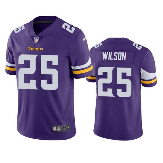 Men Minnesota Vikings 25 Albert Wilson Purple Vapor Untouchable 