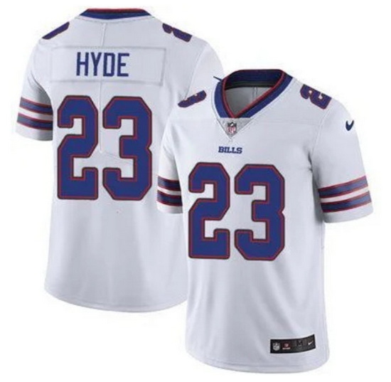 Men Buffalo Bills 23 Micah Hyde White Vapor Untouchable Limited Stitched Jersey