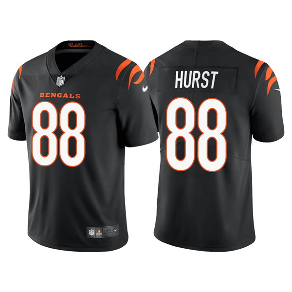 Men Cincinnati Bengals 88 Hayden Hurst Black Vapor Untouchable Limited Stitched Jersey