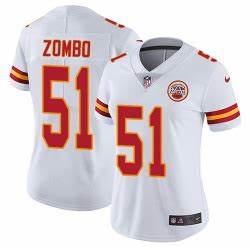 Women Nike Kansas City Chiefs #51 Frank Zombo White Vapor Untouc