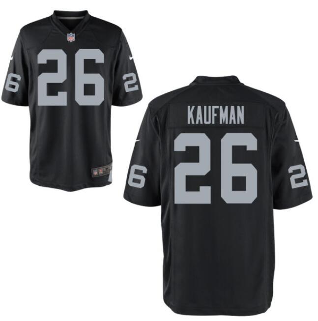 Men Nike Raiders NAPOLEON KAUFMAN 26 Black Vapor Limited Jersey