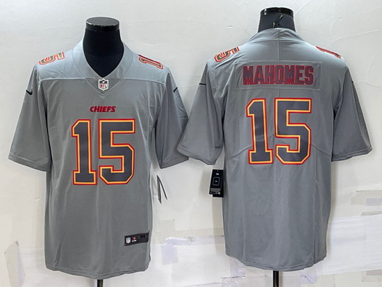 Men Kansas City Chiefs 15 Patrick Mahomes Atmosphere Fashion Stitched Jersey