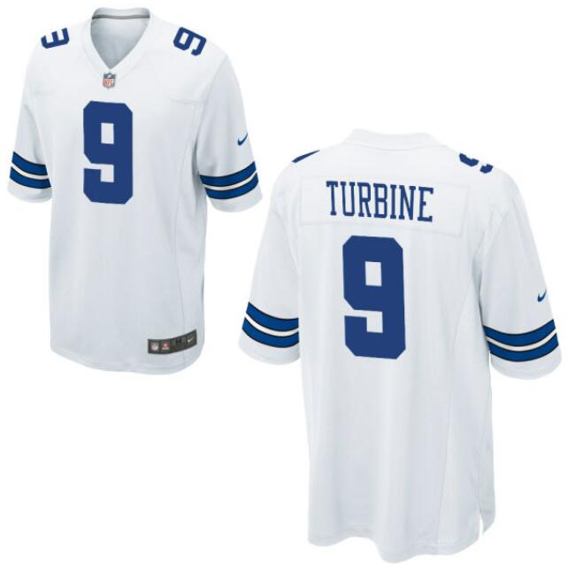 Men Nike Dallas Cowboys #9 Kavontae Turpin White Vapor Limited Jersey