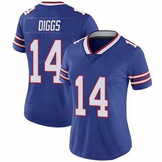 Women's Buffalo Bills #14 Stefon Diggs Royal Blue Vapor Untoucha