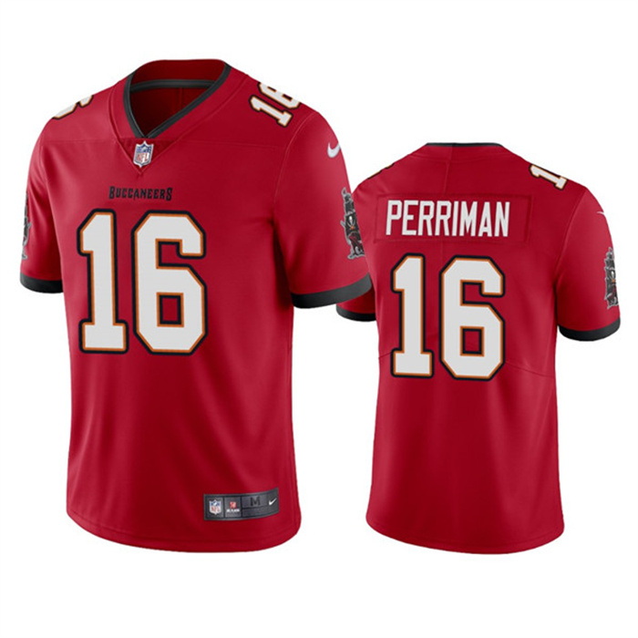 Men Tampa Bay Buccaneers 16 Breshad Perriman Red Vapor Untouchab