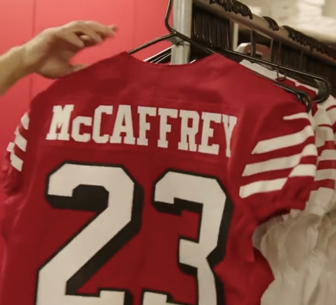 Men San Francisco 49ers Christian McCaffrey Nike Red Vapor Untouchable Limited Stitched Jersey