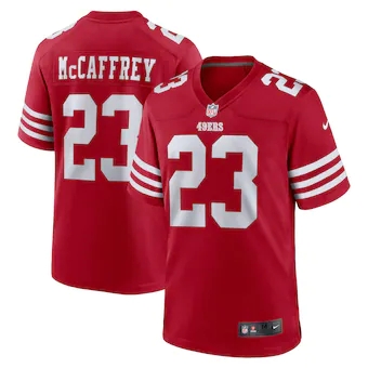 Men San Francisco 49ers Christian McCaffrey Nike Red Vapor Untouchable Stitched Jersey