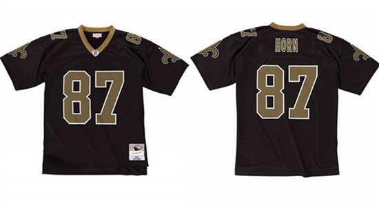 Men New Orleans Saints 87 Joe Horn 2005 Black Stitched Football Jersey