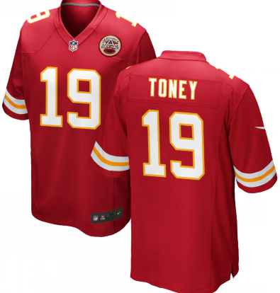 Men Kansas City Chiefs Kadarius Toney Red Vapor Limited Jersey