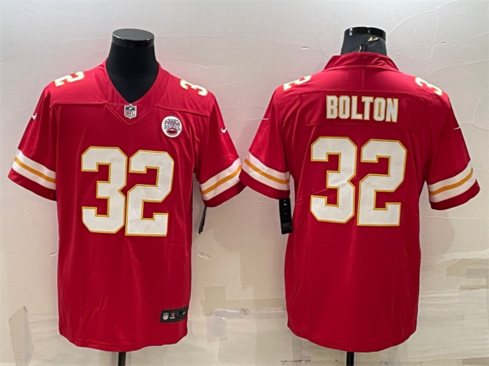 Men Kansas City Chiefs 32 Nick Bolton Red Vapor Untouchable Limited Stitched Football Jersey