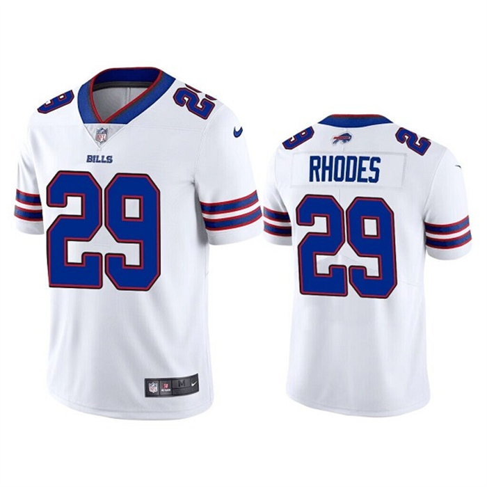 Men Buffalo Bills 29 Xavier Rhodes White Vapor Untouchable Limited Stitched Jersey